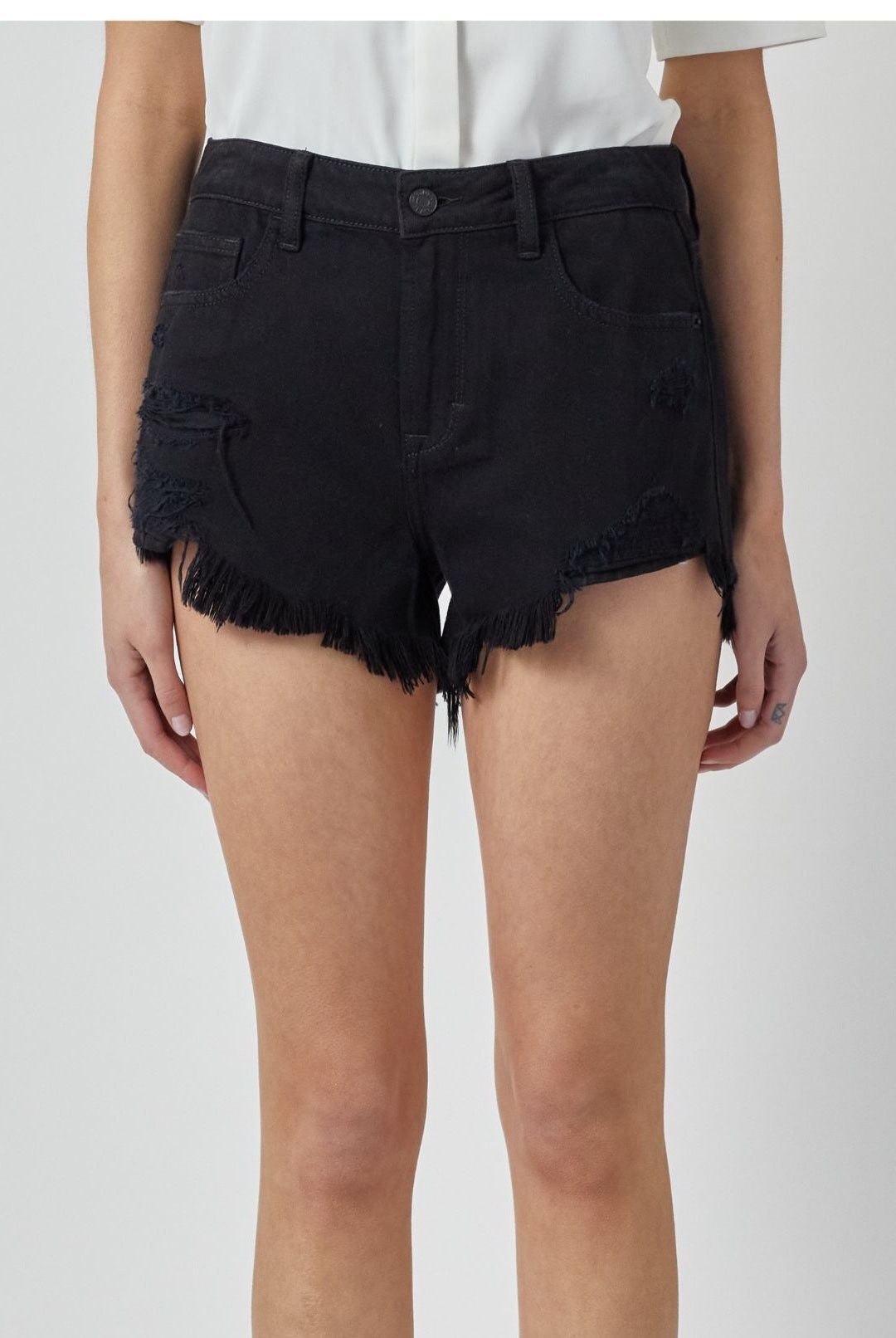Hidden Finn High Rise Shorts-Shorts-Vixen Collection, Day Spa and Women's Boutique Located in Seattle, Washington