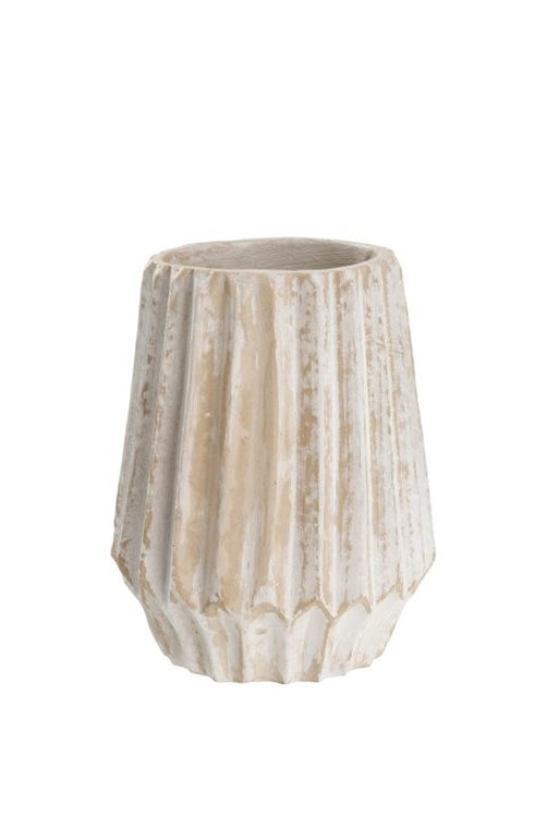 Athens Large Paper Mache Vase-Vases-Vixen Collection, Day Spa and Women's Boutique Located in Seattle, Washington