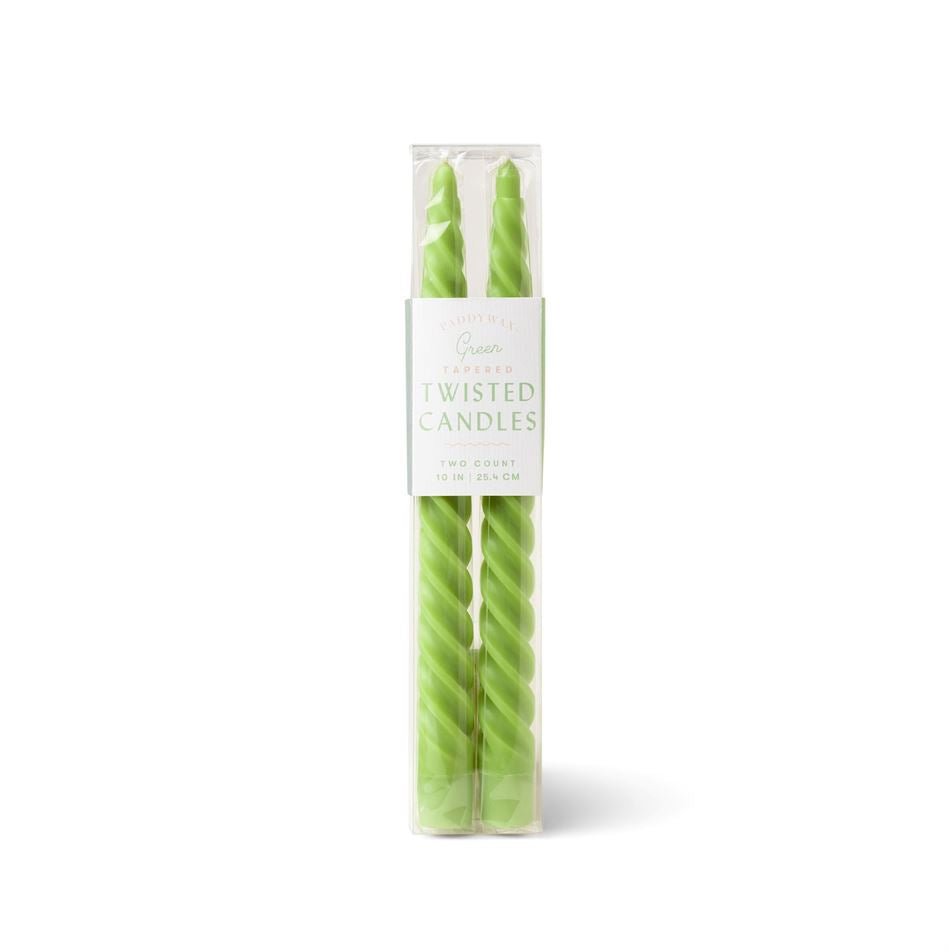 Twisted Flickering Taper 10"-Home Fragrances-Vixen Collection, Day Spa and Women's Boutique Located in Seattle, Washington