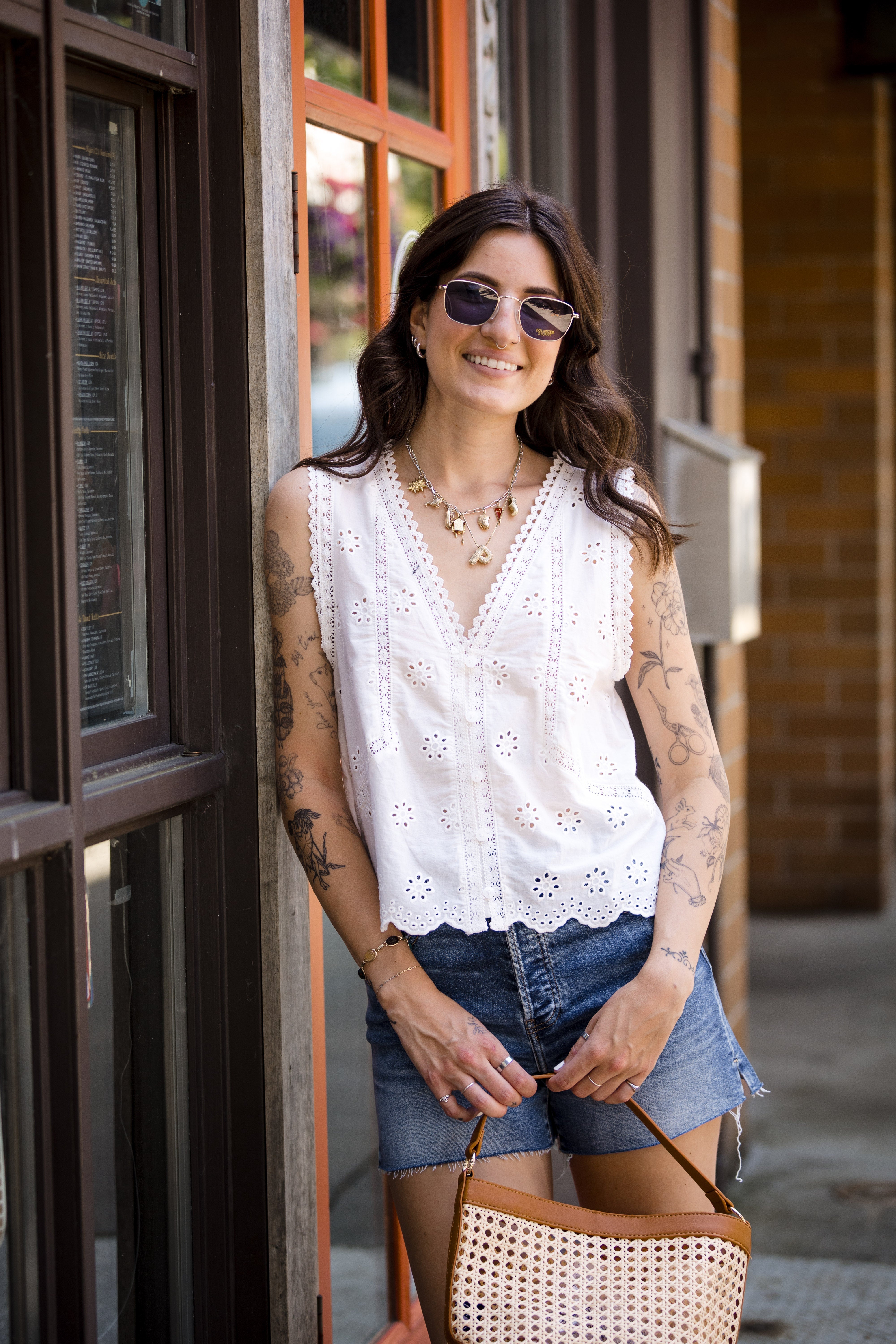 White summer outfit inspiration at Vixen Collection.