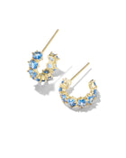 Cailin Crystal Huggie Earrings-Earrings-Vixen Collection, Day Spa and Women's Boutique Located in Seattle, Washington
