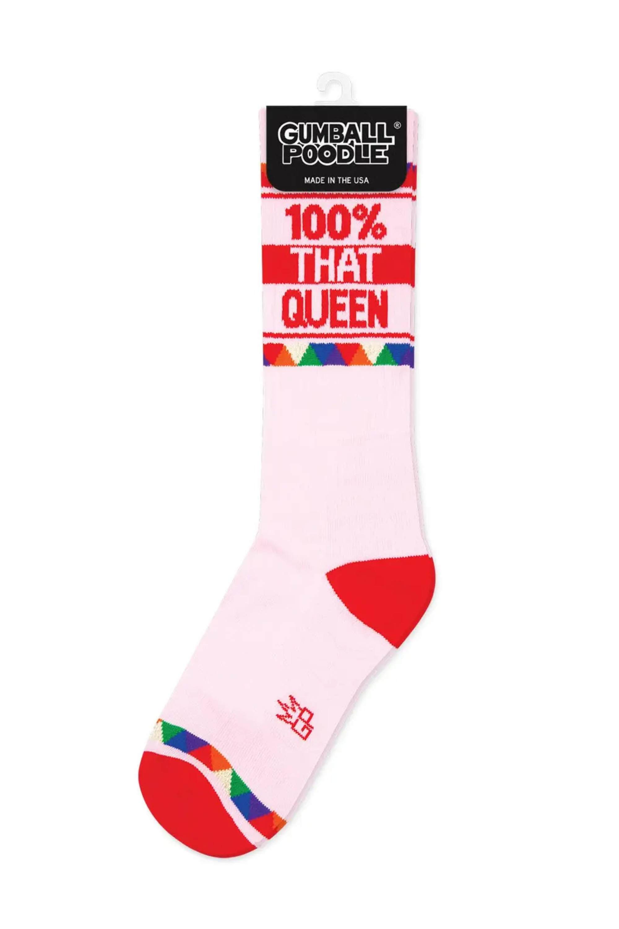 100% That Queen Gym Crew Socks-Socks-Vixen Collection, Day Spa and Women's Boutique Located in Seattle, Washington