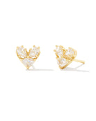 Kendra Scott Kathy Heart Stud Earrings-Earrings-Vixen Collection, Day Spa and Women's Boutique Located in Seattle, Washington