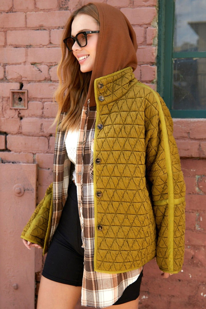 Bailee Jacket, Olive-Outerwear-Vixen Collection, Day Spa and Women's Boutique Located in Seattle, Washington