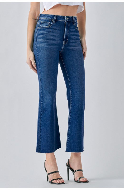 Hidden Happi High Rise Crop Flare-Denim-Vixen Collection, Day Spa and Women's Boutique Located in Seattle, Washington