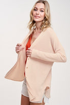 Oh So Comfy Cardigan, Sand-Cardigans-Vixen Collection, Day Spa and Women's Boutique Located in Seattle, Washington