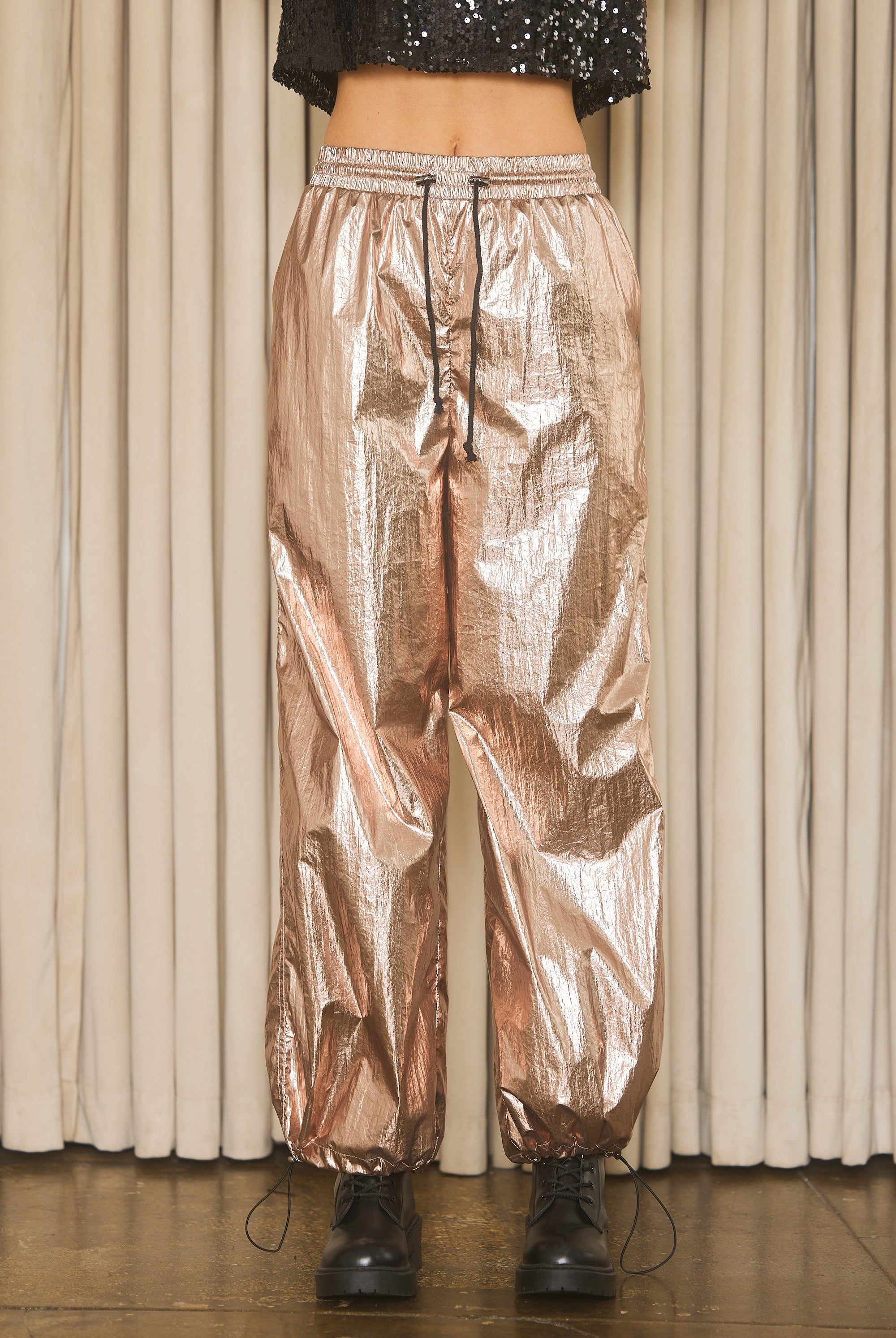 Mocha Pearl Chromatica Cargo Pants-Pants-Vixen Collection, Day Spa and Women's Boutique Located in Seattle, Washington