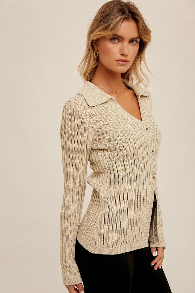 Knit Elegance Cardigan-Cardigans-Vixen Collection, Day Spa and Women's Boutique Located in Seattle, Washington