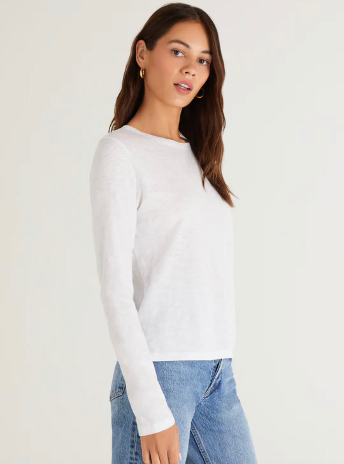 Modern Slub Long Sleeve Tee-Long Sleeves-Vixen Collection, Day Spa and Women's Boutique Located in Seattle, Washington