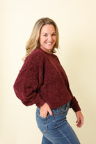 Suki Chenille Sweater-Sweaters-Vixen Collection, Day Spa and Women's Boutique Located in Seattle, Washington