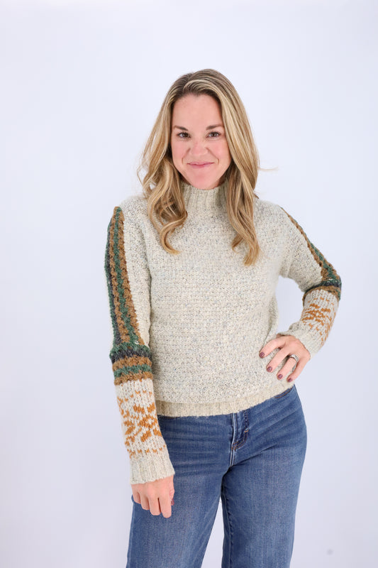 Fair Isle Sweater-Sweaters-Vixen Collection, Day Spa and Women's Boutique Located in Seattle, Washington