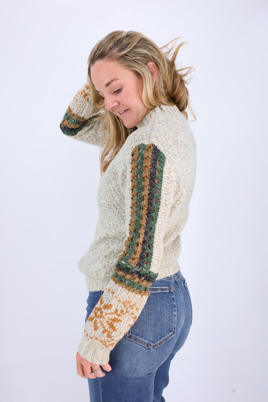 Fair Isle Sweater-Sweaters-Vixen Collection, Day Spa and Women's Boutique Located in Seattle, Washington