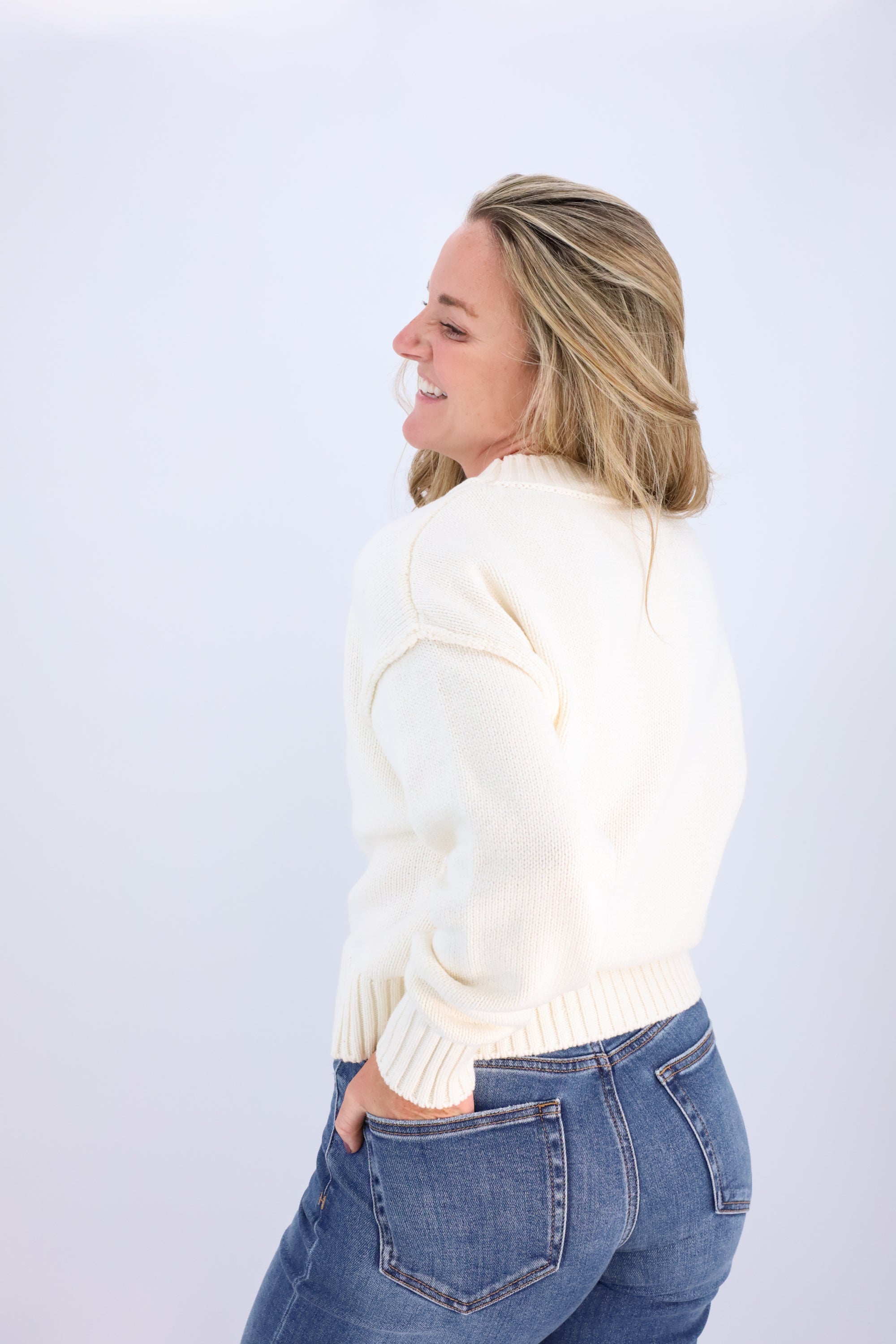 Wrapped in Warmth Sweater-Sweaters-Vixen Collection, Day Spa and Women's Boutique Located in Seattle, Washington