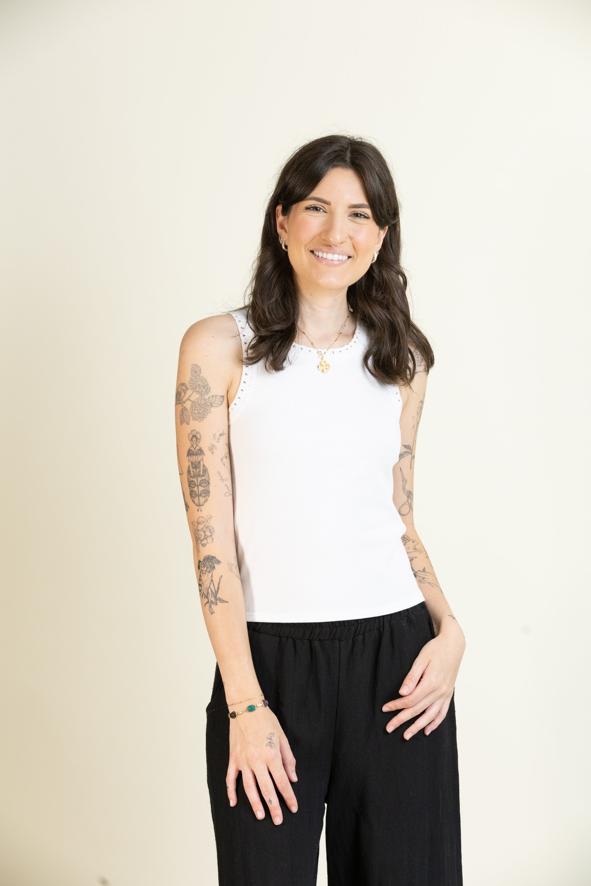 Clarke Rib Tank-Tank Tops-Vixen Collection, Day Spa and Women's Boutique Located in Seattle, Washington