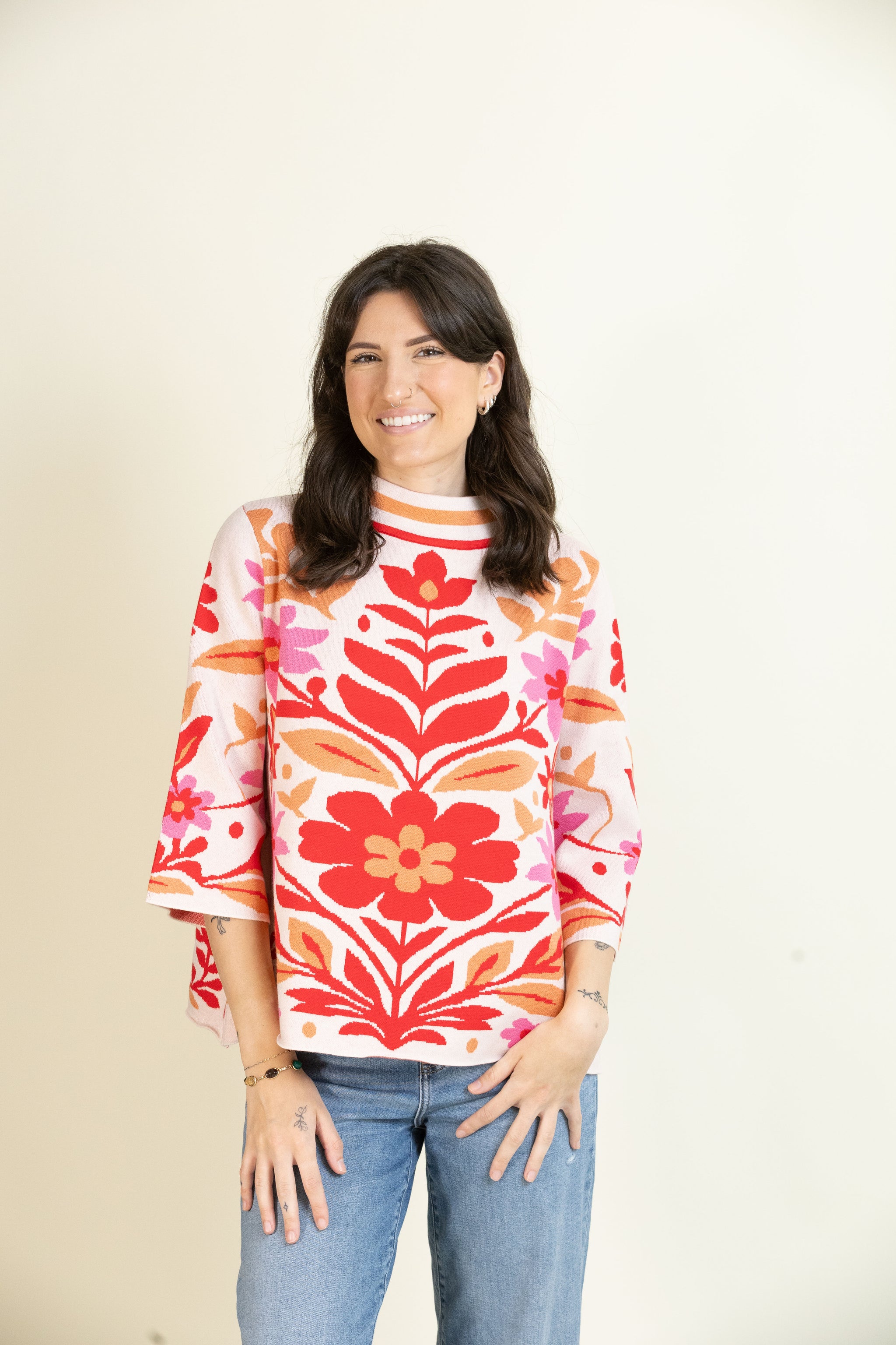Spring Fling Sweater-Sweaters-Vixen Collection, Day Spa and Women's Boutique Located in Seattle, Washington