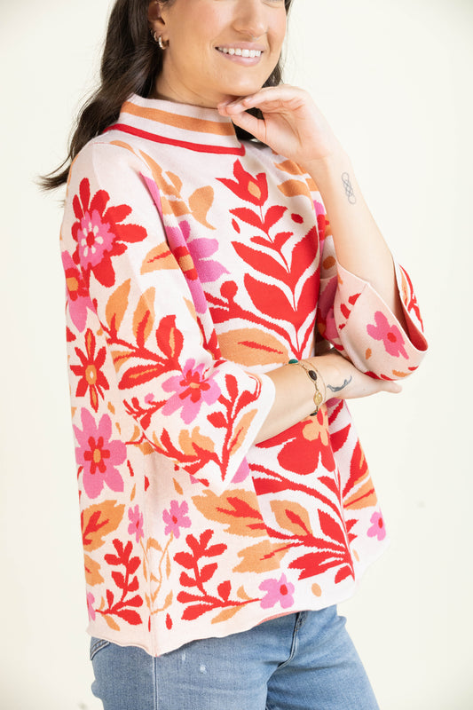 Spring Fling Sweater-Sweaters-Vixen Collection, Day Spa and Women's Boutique Located in Seattle, Washington