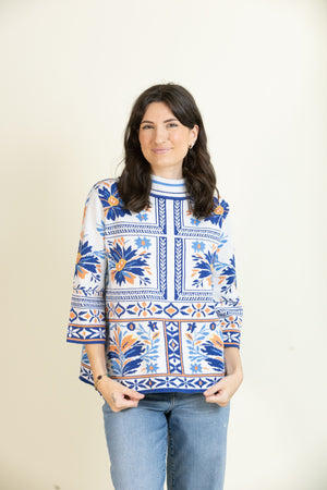 Mykonos Morning Sweater-Tops-Vixen Collection, Day Spa and Women's Boutique Located in Seattle, Washington