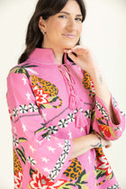 Pink Paradise Prowl Sweater-Tops-Vixen Collection, Day Spa and Women's Boutique Located in Seattle, Washington