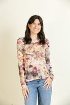 Petal Sheer Long Sleeve-Long Sleeves-Vixen Collection, Day Spa and Women's Boutique Located in Seattle, Washington