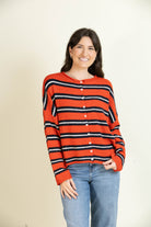 Varsity Piper Cardigan-Tops-Vixen Collection, Day Spa and Women's Boutique Located in Seattle, Washington