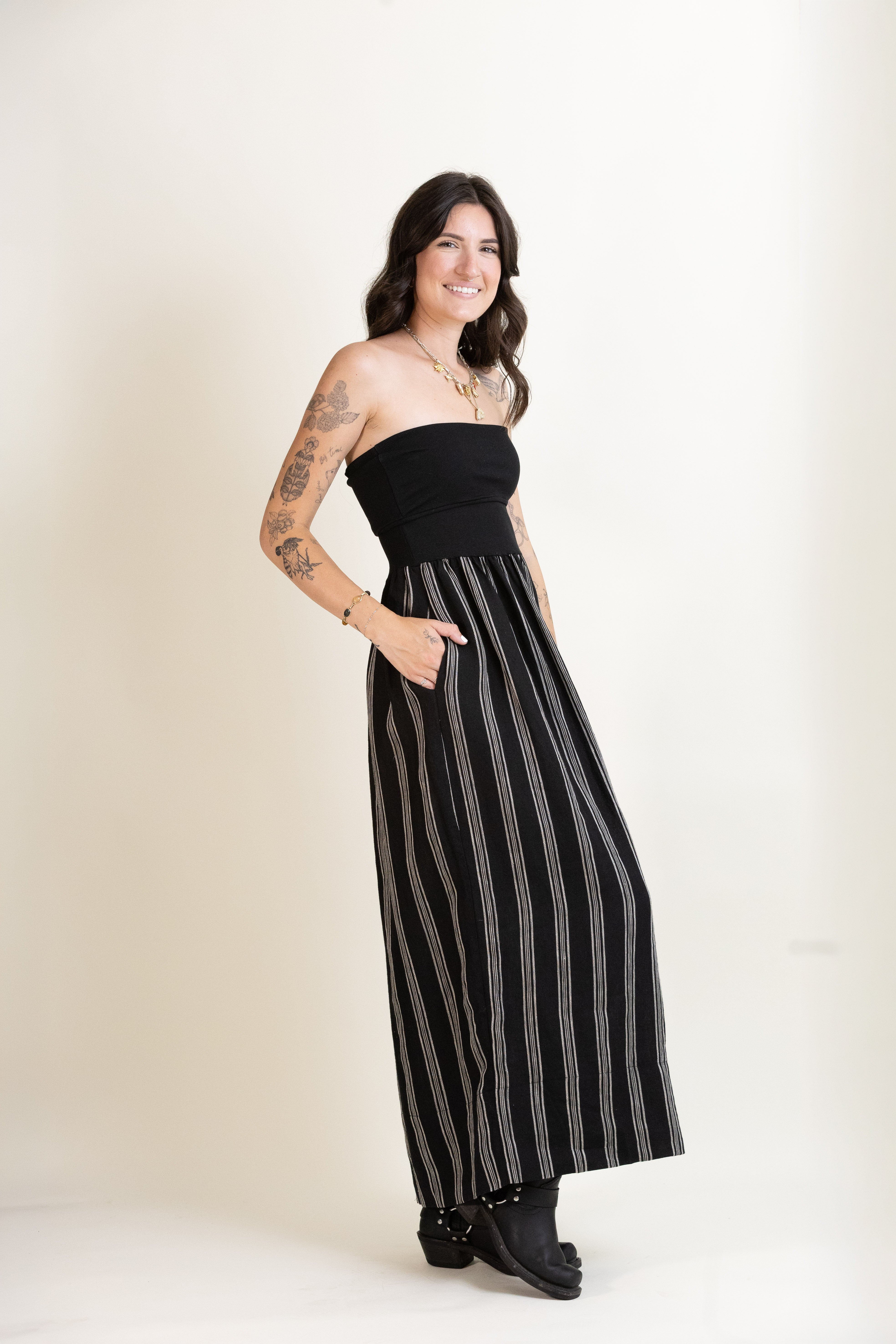 Seabreeze Bandeau Dress-Dresses-Vixen Collection, Day Spa and Women's Boutique Located in Seattle, Washington