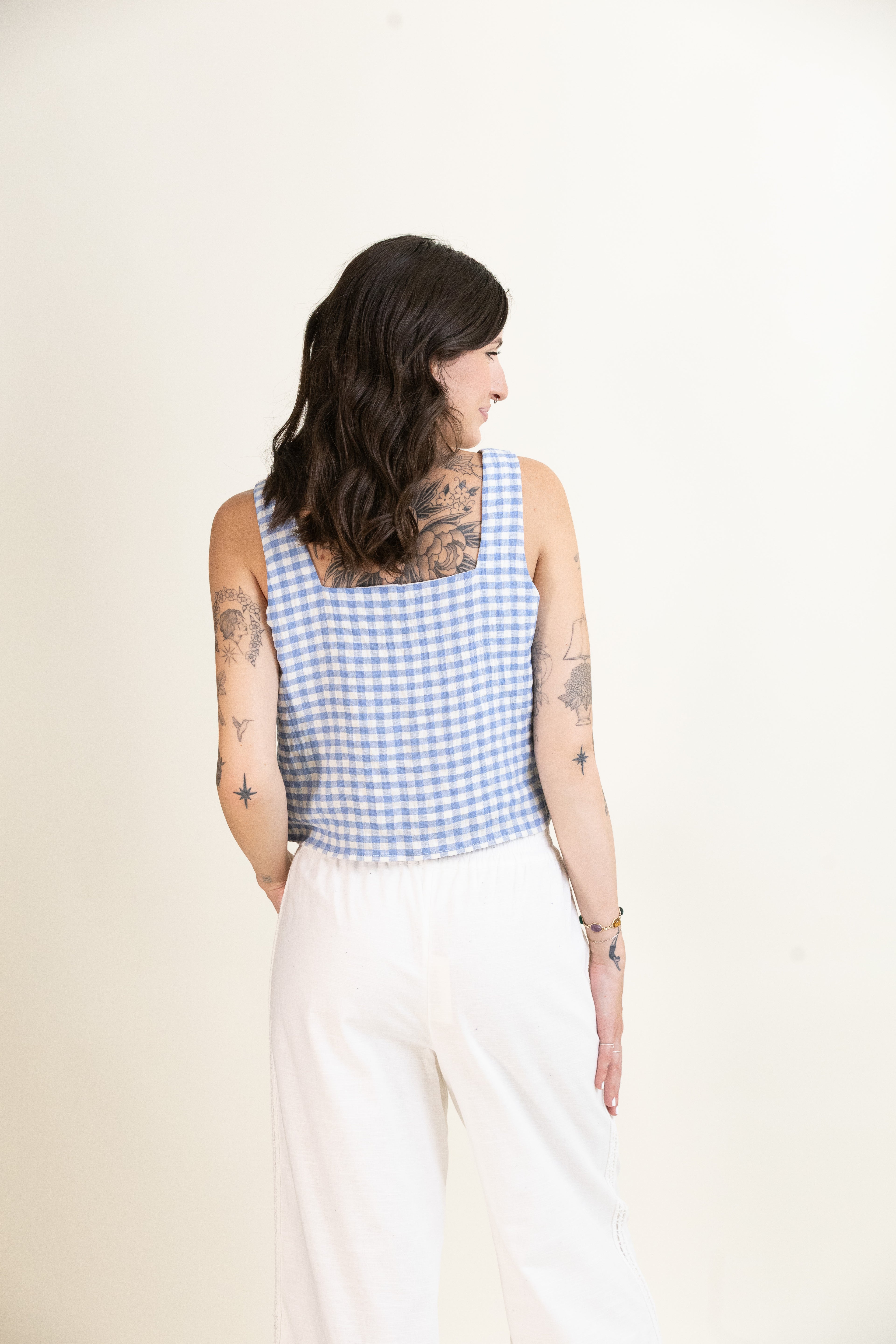 Blue Skies Tank-Tank Tops-Vixen Collection, Day Spa and Women's Boutique Located in Seattle, Washington