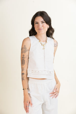Sloane Embroidered Top