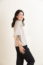 Verona Cashmere Tee-Short Sleeves-Vixen Collection, Day Spa and Women's Boutique Located in Seattle, Washington