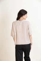 Verona Cashmere Tee-Short Sleeves-Vixen Collection, Day Spa and Women's Boutique Located in Seattle, Washington