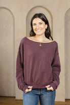 Rosewood Romance Sweater-Sweatshirts-Vixen Collection, Day Spa and Women's Boutique Located in Seattle, Washington