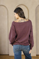 Rosewood Romance Sweater-Sweatshirts-Vixen Collection, Day Spa and Women's Boutique Located in Seattle, Washington