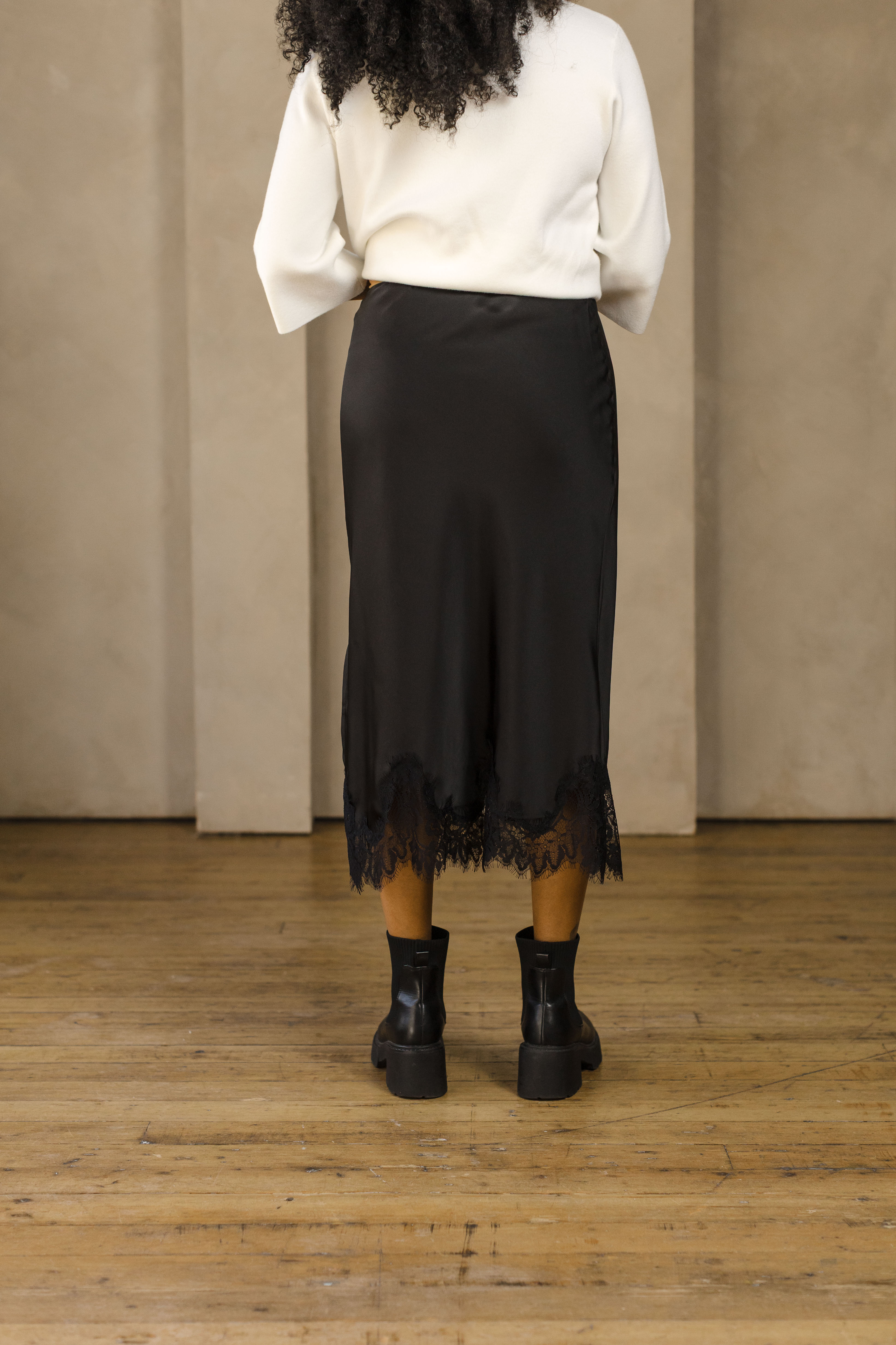 Dawn Lace Midi Skirt-Skirts-Vixen Collection, Day Spa and Women's Boutique Located in Seattle, Washington