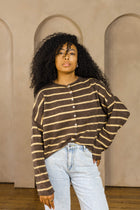 Pretty Piper Striped Cardigan