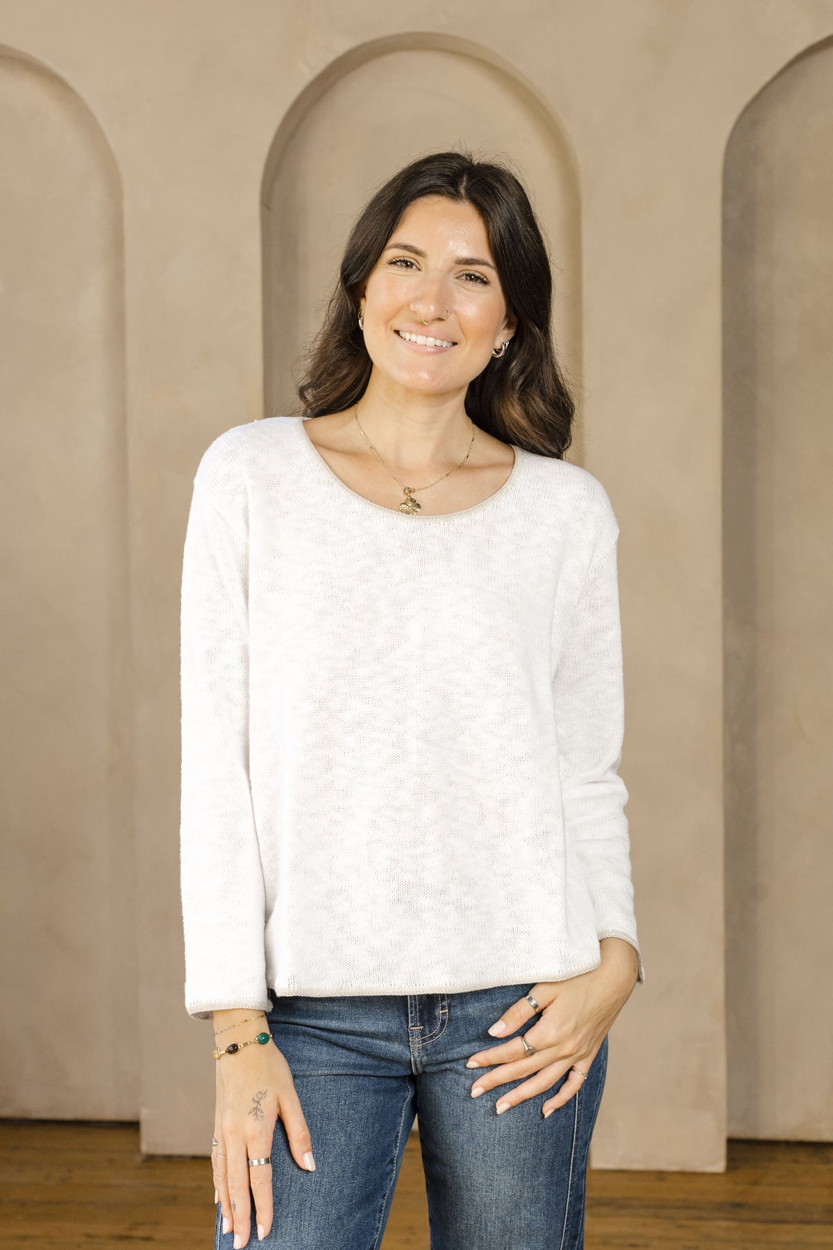 Salty Seas Sweater-Sweaters-Vixen Collection, Day Spa and Women's Boutique Located in Seattle, Washington