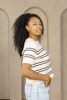 Gatewood Stripe Sweater-Sweaters-Vixen Collection, Day Spa and Women's Boutique Located in Seattle, Washington