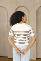 Gatewood Stripe Sweater-Sweaters-Vixen Collection, Day Spa and Women's Boutique Located in Seattle, Washington