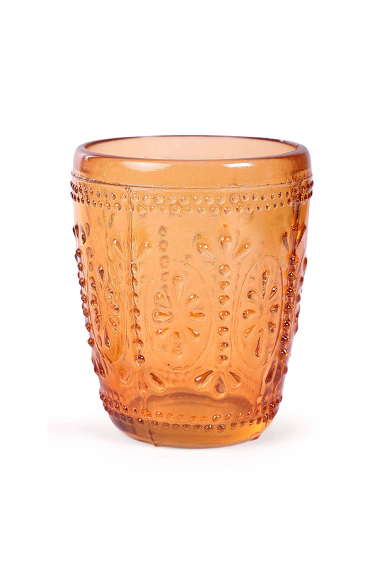 Vintage Crystal Coloured Drinking Glass-Drinkware-Vixen Collection, Day Spa and Women's Boutique Located in Seattle, Washington