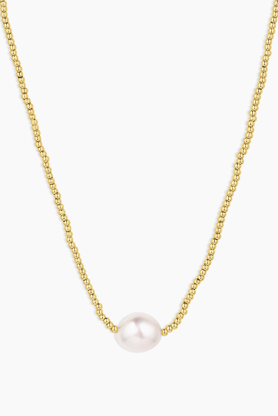 Phoebe Single Pearl Necklace-Necklaces-Vixen Collection, Day Spa and Women's Boutique Located in Seattle, Washington