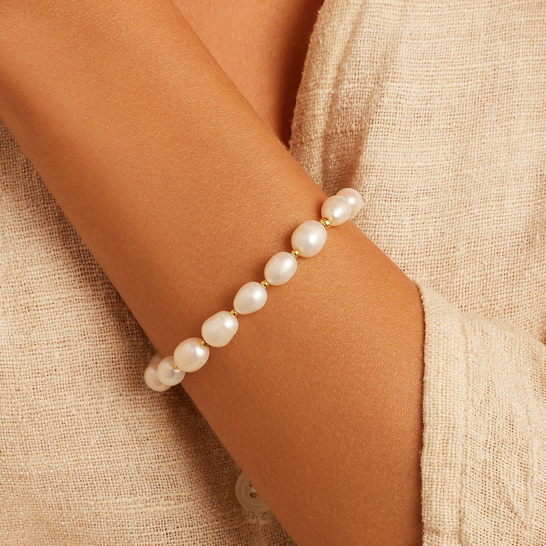 Phoebe Pearl Bracelet-Bracelets-Vixen Collection, Day Spa and Women's Boutique Located in Seattle, Washington