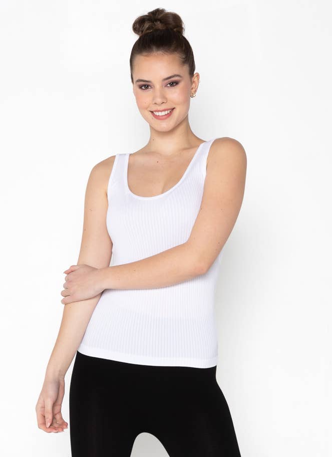 Ariella Rib Tank-Tank Tops-Vixen Collection, Day Spa and Women's Boutique Located in Seattle, Washington