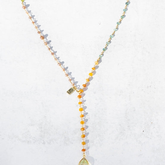 Watercolor Y Necklace-Necklaces-Vixen Collection, Day Spa and Women's Boutique Located in Seattle, Washington