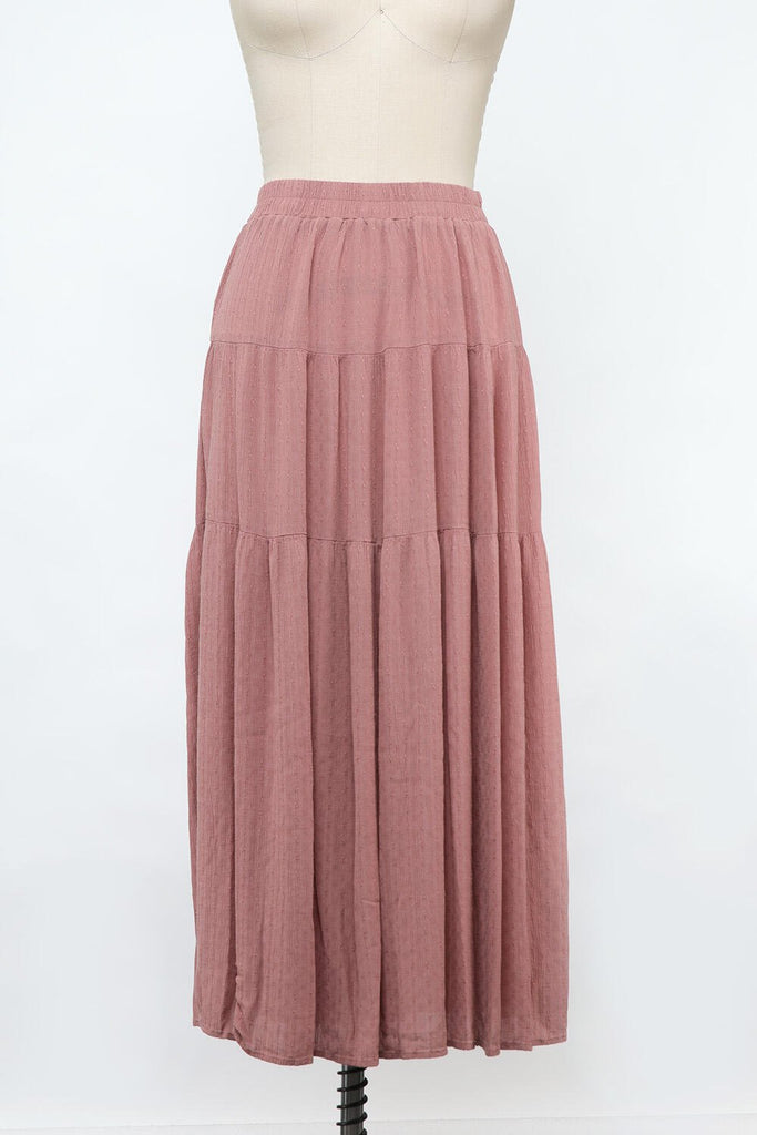 Hannah Skirt, Mauve-Skirts-Vixen Collection, Day Spa and Women's Boutique Located in Seattle, Washington