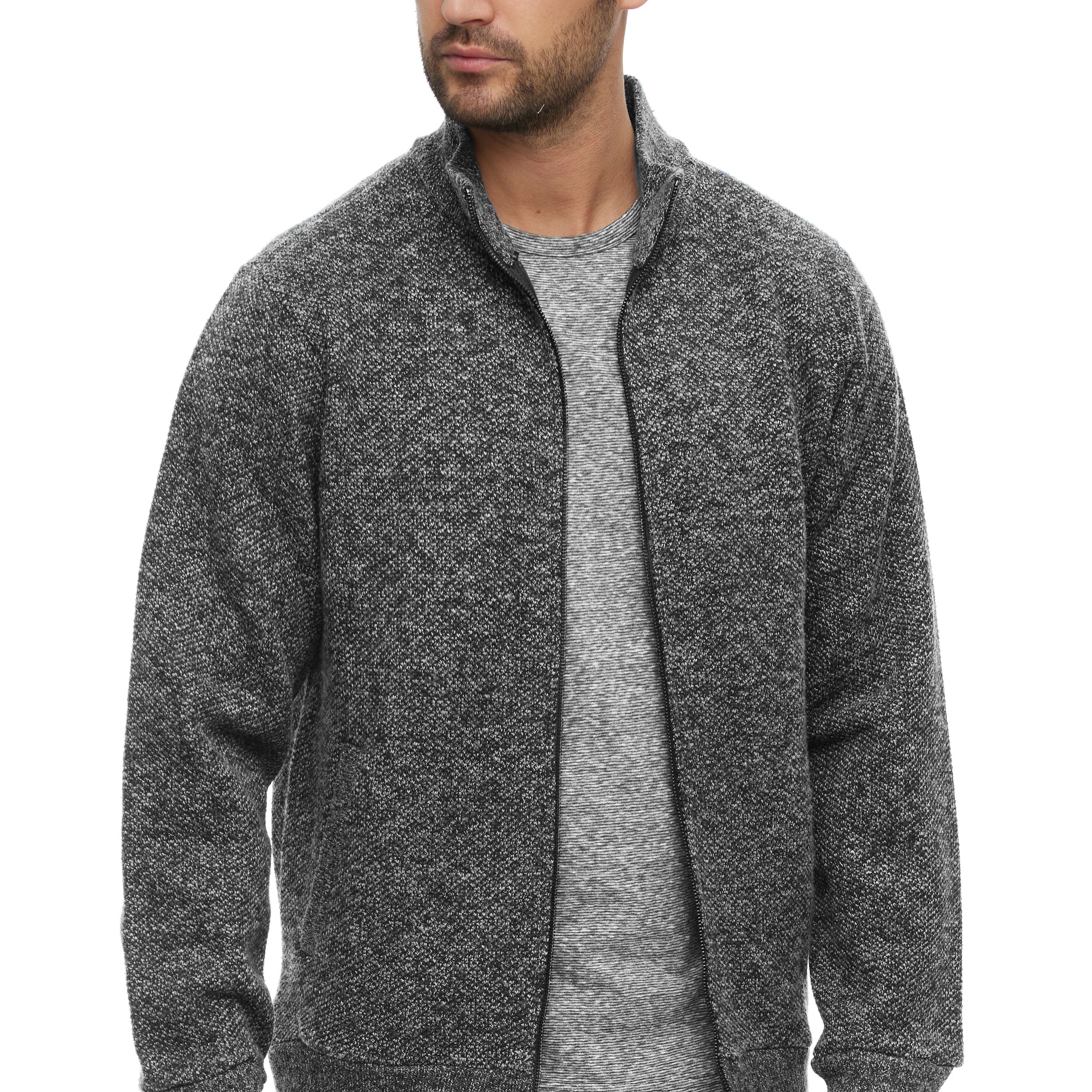 Rhineland Full Zip Mockneck Sweater-Men's Tops-Vixen Collection, Day Spa and Women's Boutique Located in Seattle, Washington