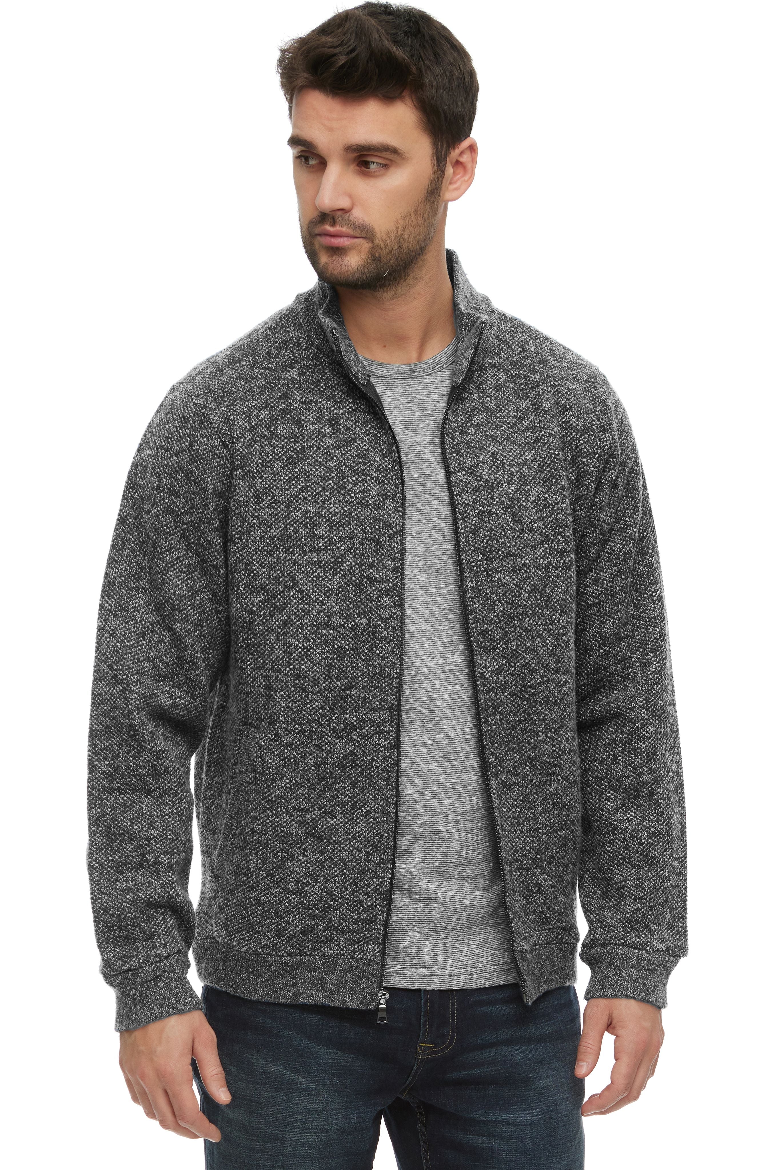 Rhineland Full Zip Mockneck Sweater-Men's Tops-Vixen Collection, Day Spa and Women's Boutique Located in Seattle, Washington
