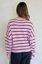 Pretty Piper Striped Cardigan-Sweaters-Vixen Collection, Day Spa and Women's Boutique Located in Seattle, Washington