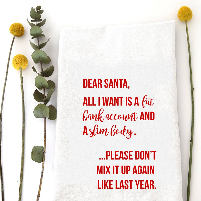 * WL Holiday Tea Towels-Tea Towels-Vixen Collection, Day Spa and Women's Boutique Located in Seattle, Washington