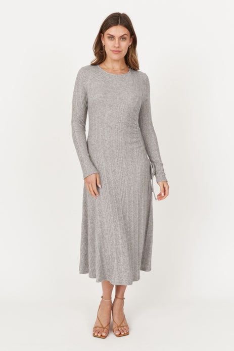Braylee Dress, Grey-Dresses-Vixen Collection, Day Spa and Women's Boutique Located in Seattle, Washington
