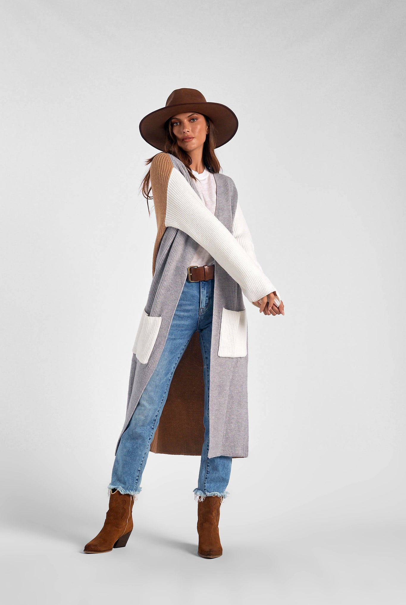 Oakleigh Patch Cardigan-Cardigans-Vixen Collection, Day Spa and Women's Boutique Located in Seattle, Washington