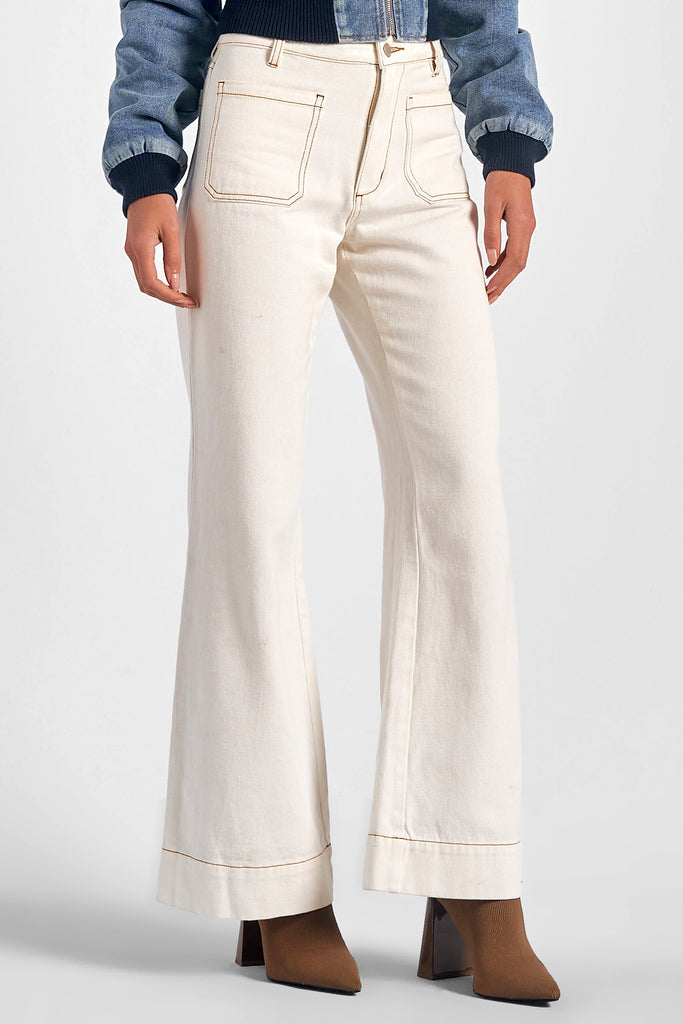 Copper Stitch White Jeans-Denim-Vixen Collection, Day Spa and Women's Boutique Located in Seattle, Washington
