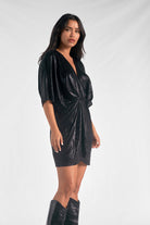 B.Darlin Shimmer Cross Dress-Dresses-Vixen Collection, Day Spa and Women's Boutique Located in Seattle, Washington